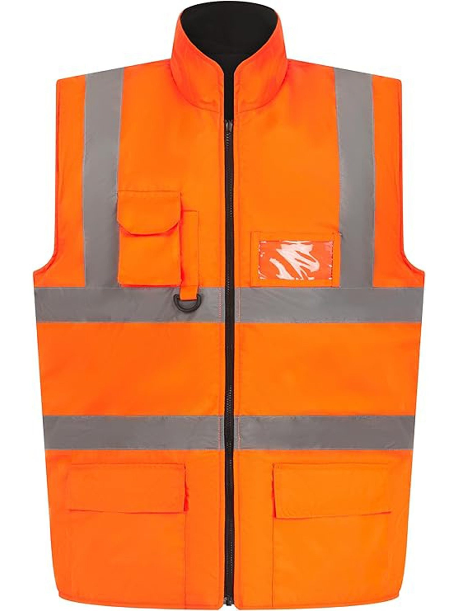 men bodywarmer softshell jacket long sleeve high neck workwear sweatshirt winter waistcoat size s to 3xl
