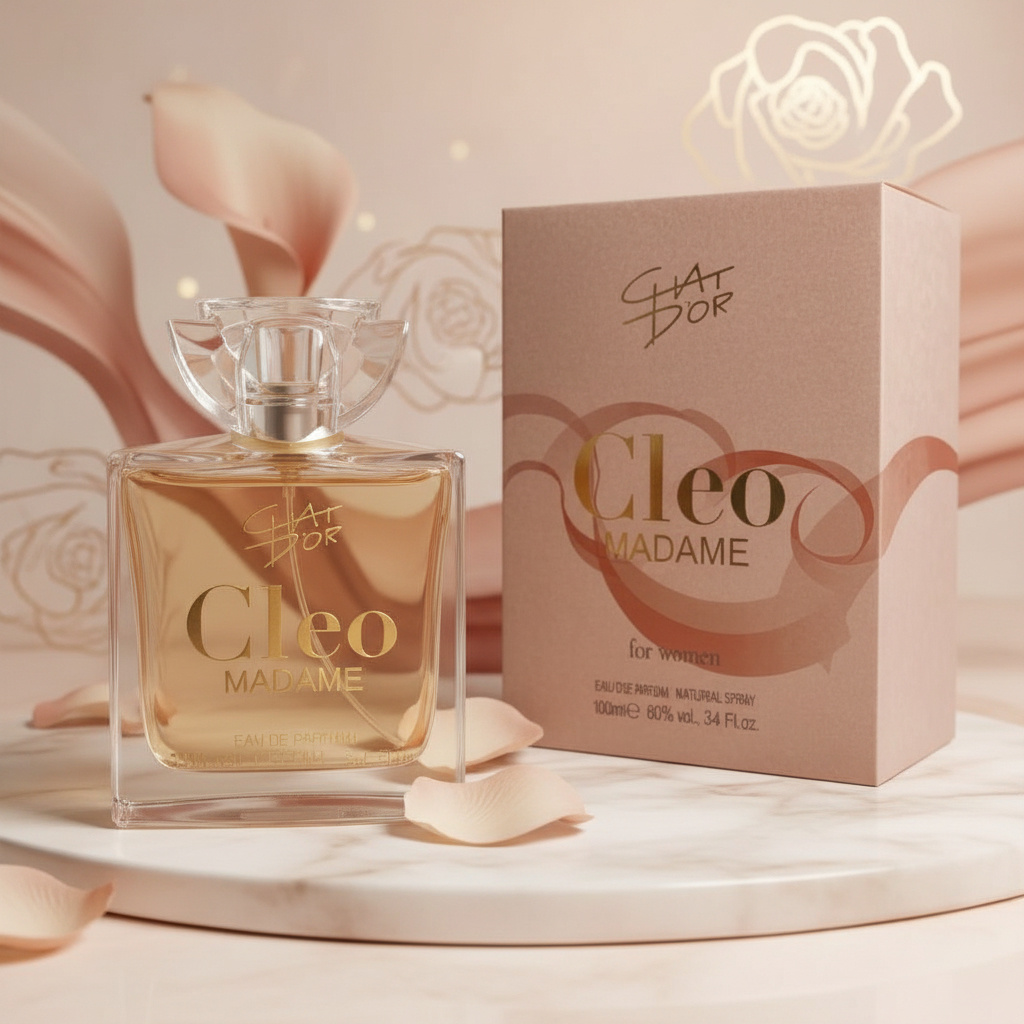 Image of Madame Perfume For Women, 100 Ml, Eau De Parfum, Elegant And Sophisticated Fragrance, Long-lasting Sweet Floral Scent, Ideal For Daily Use, , And Gifting, Original Box Included