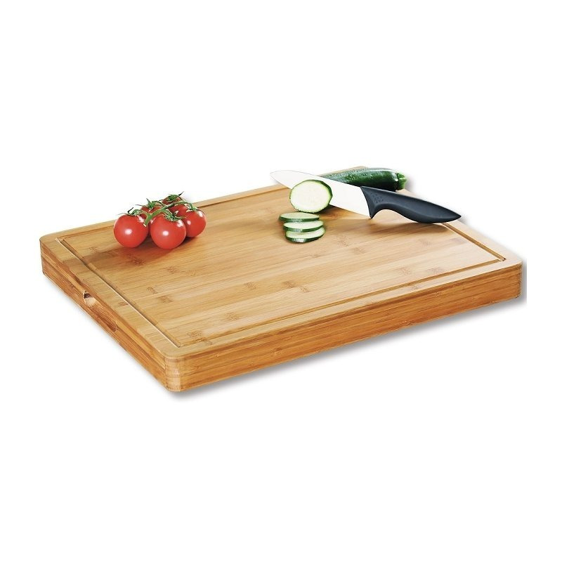 Image of Extra Thick Cutting And With Juice 50 X 40 X 5 Cm Kesper Bamboo Carving / Cutting Board Kitchen Board Serving Board Meat Board Cooking Board Cutting Board