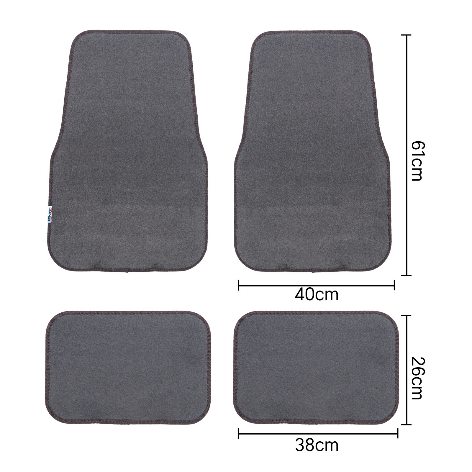 TEMU Alfombra coche,Juego 4 de Alfombrillas Universales para coche, accesorios para el interior,Antideslizantes-4 Piezas