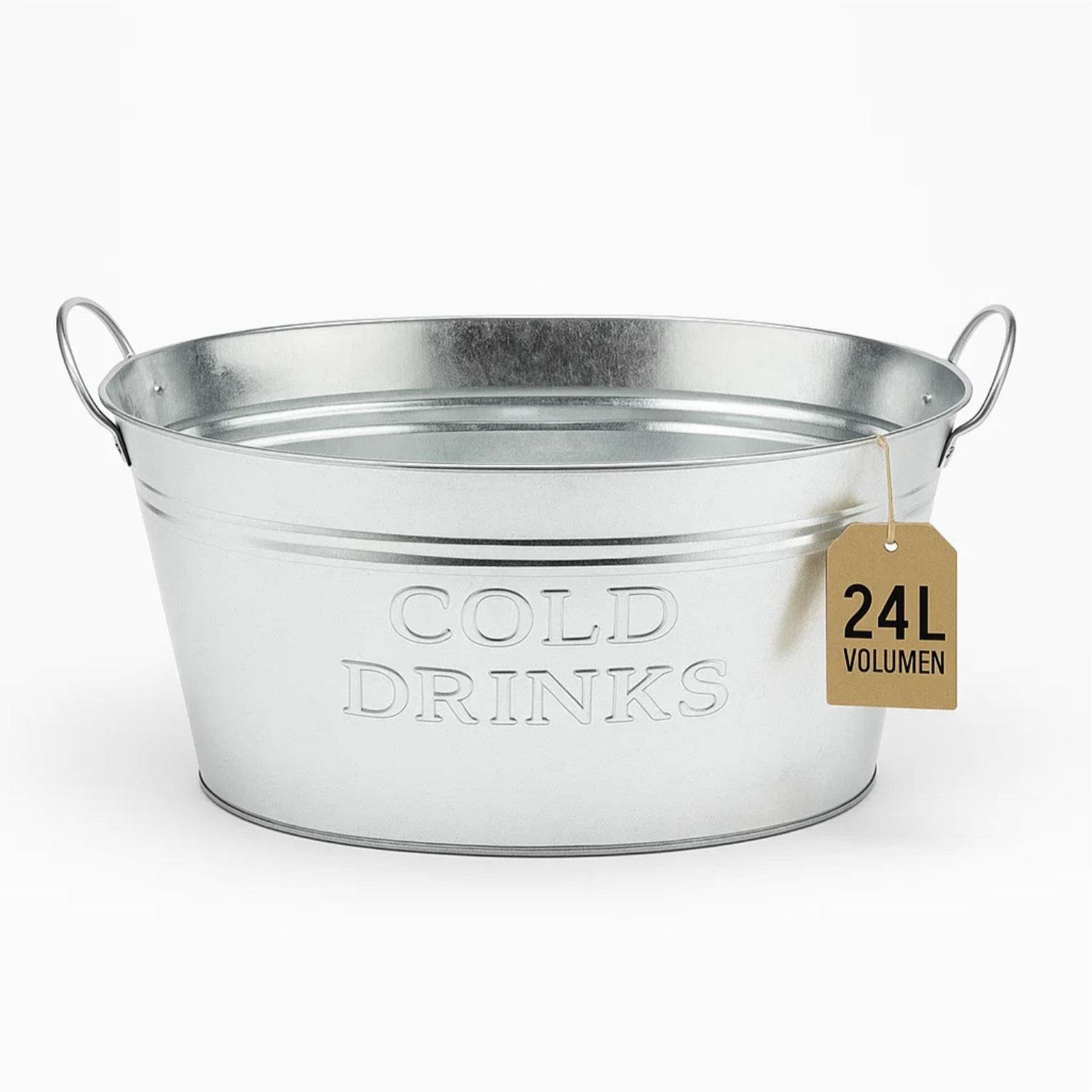 Big -coated Xxl Large 24 Liter Drink Cooler For Garden Extra Large Drink Tub