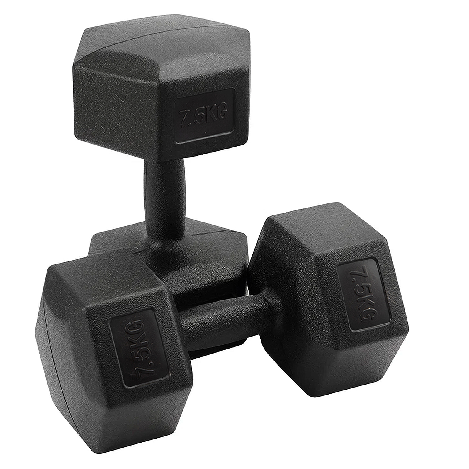 E-shop 5 kg / 2 x 7, 5 kg Sechskant-Hanteln Set Handgewichte Rutschfeste Sechskant Krafttrainingsgeräte