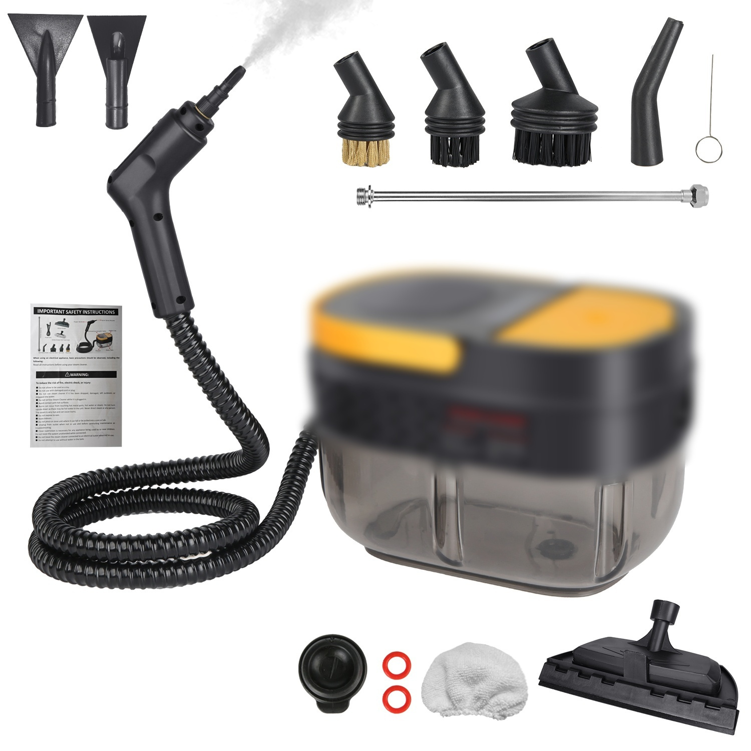 TEMU Steam Cleaner Replacement Parts, With 11pcs Accessories,