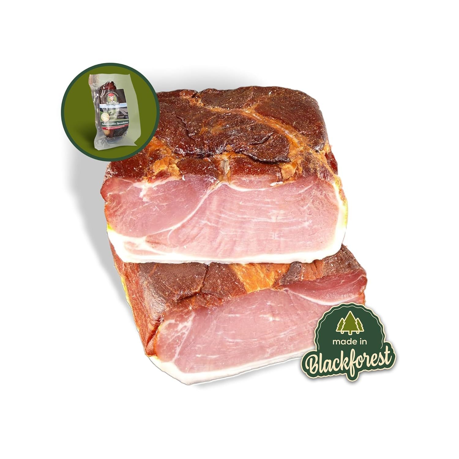 Black Forest 2x 500g Pieces With Rich Smoky Flavor – Cold-smoked In The Black Forest Tradition With Fir Boughs And Pine Wood
