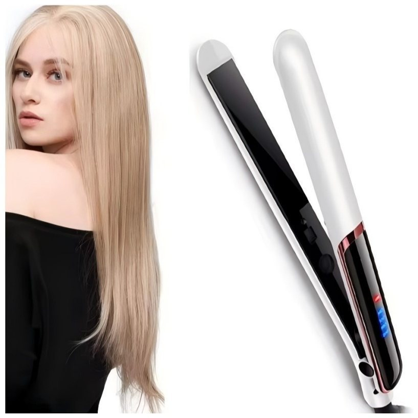 TEMU 2 In 1 Hair Straighteners - Ceramic Plates Straightener Curler For Salon-level Styling In Uk