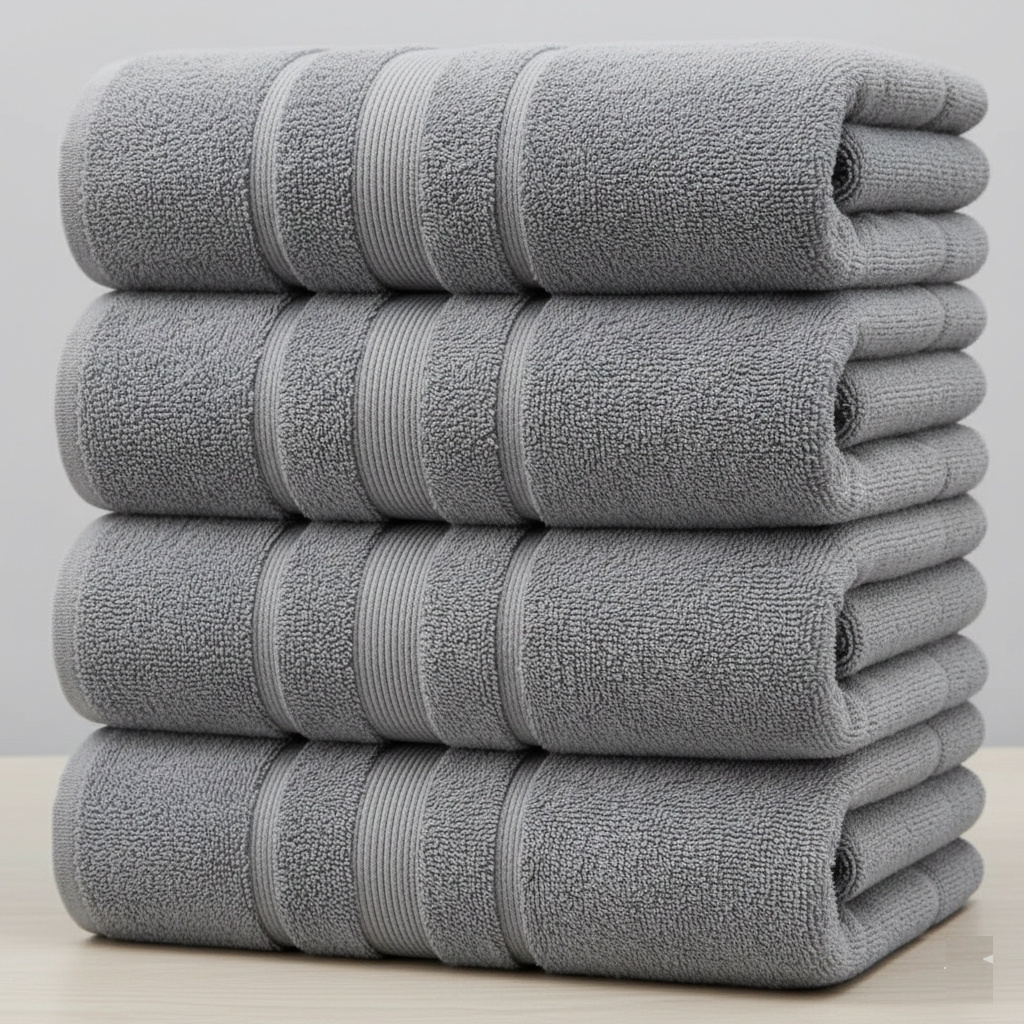 TEMU 4x Bath Sheets 80x155cm Pure Cotton Big Size Large Bathroom Towels Set Quick Dry Soft Bath Towels