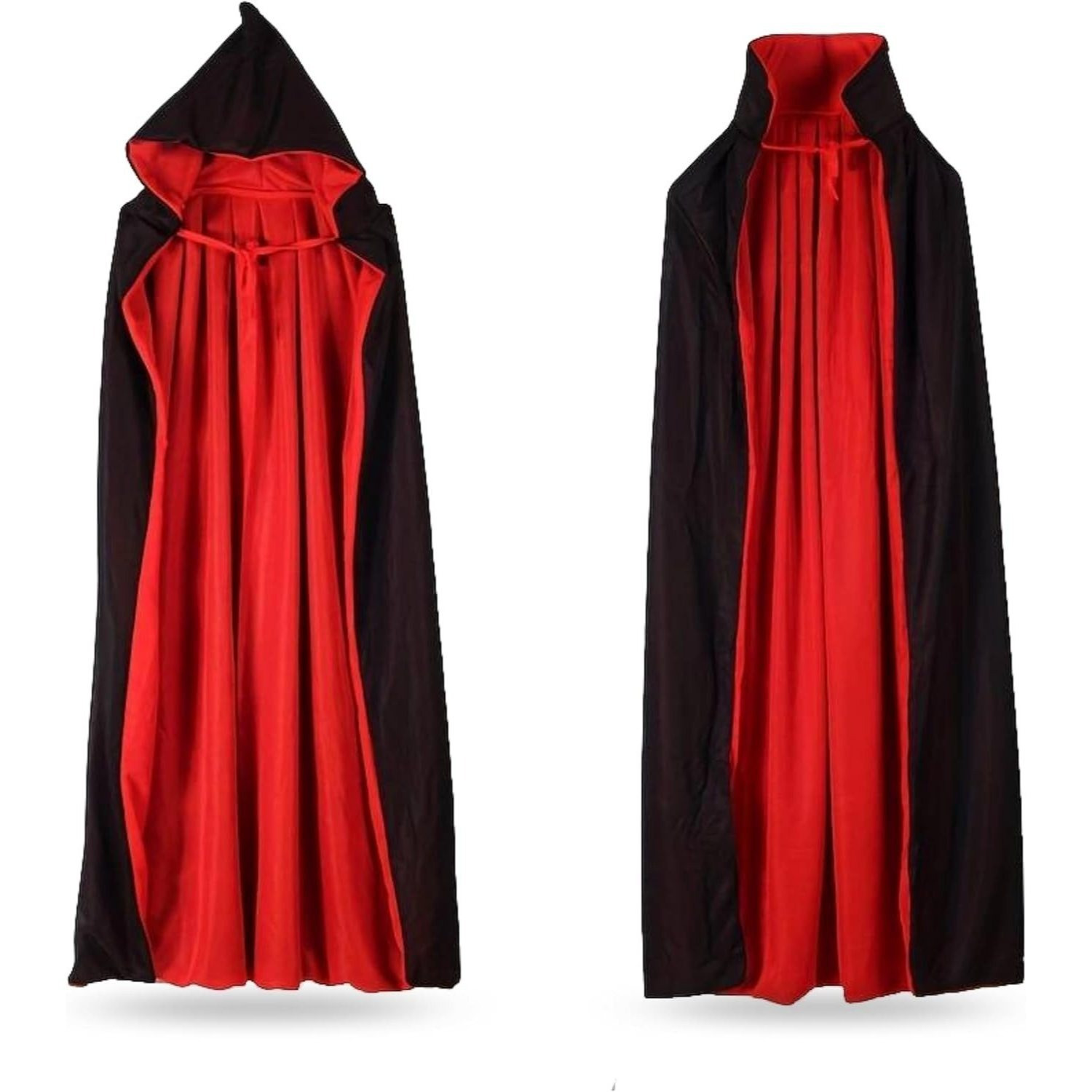 TEMU Tk Vampire Costume Cloak With Hood - For Halloween & Carnival & Mardi Gras Two-sided