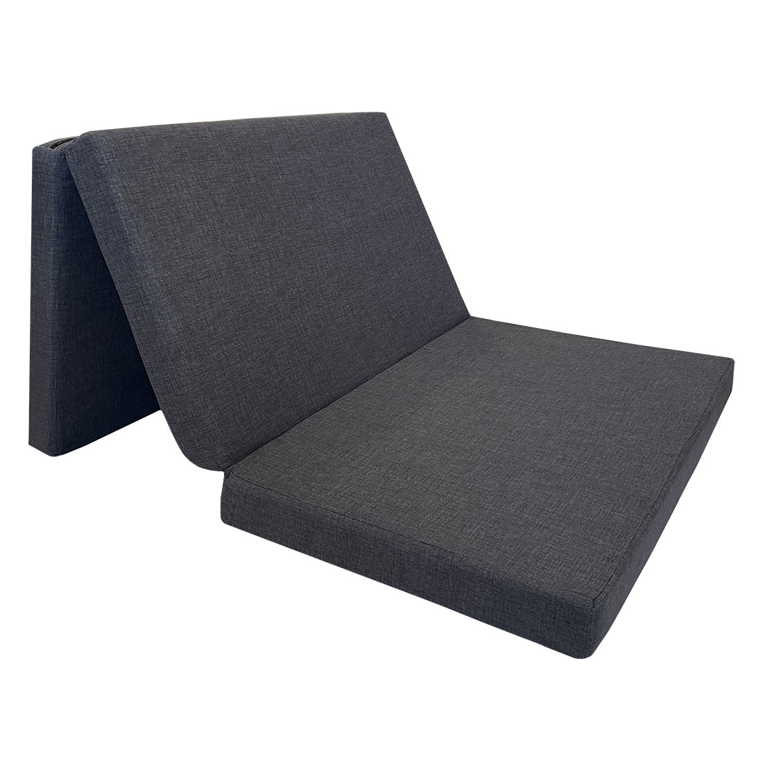 TEMU Colchón Plegable con Espuma Densidad y con Cremallera 180x90x8 cm. Colchoneta de Viaje para Ahorrar y Cama Invitados y Resistente.