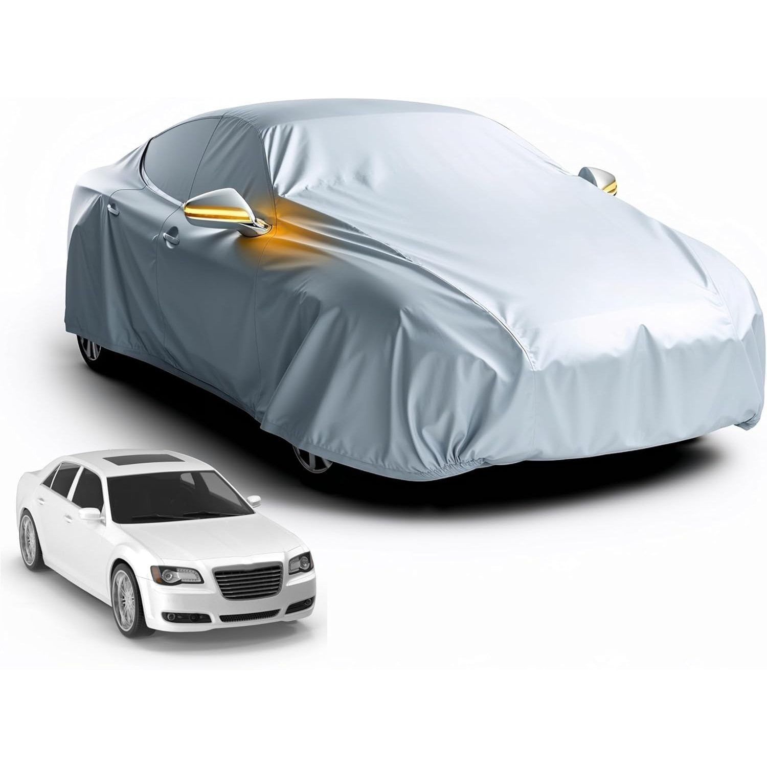 Copertura Universale per Auto - Telo Auto - Impermeabile per Auto/Aerei - Copertura per Protezione Completa: retailer-supplied image