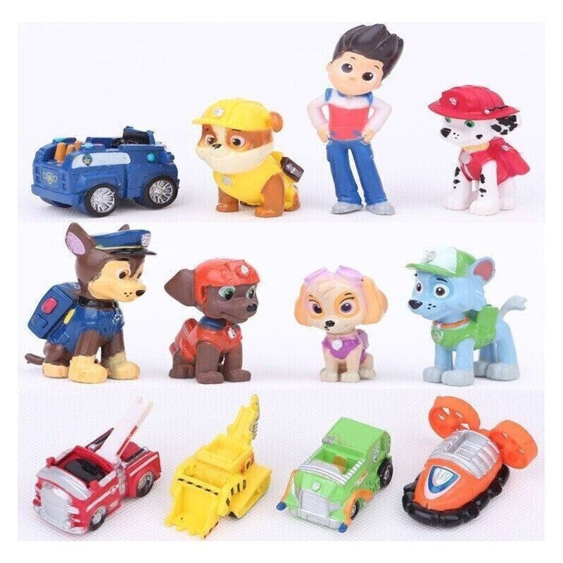 TEMU 12pcs Action Figures Kids Toy Gift- Uk Seller Christmas, Loose Figures Silicone Material