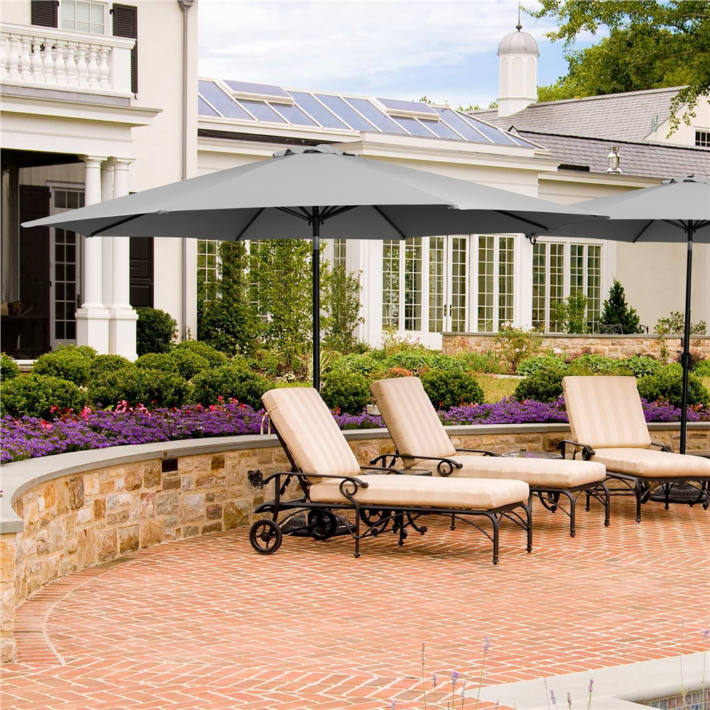 TEMU Costoffs Sun Umbrella Patio Umbrella With Crank Market Umbrella Balcony Umbrella Tilt And Folding Garden Umbrella Uv Protection For Terrace