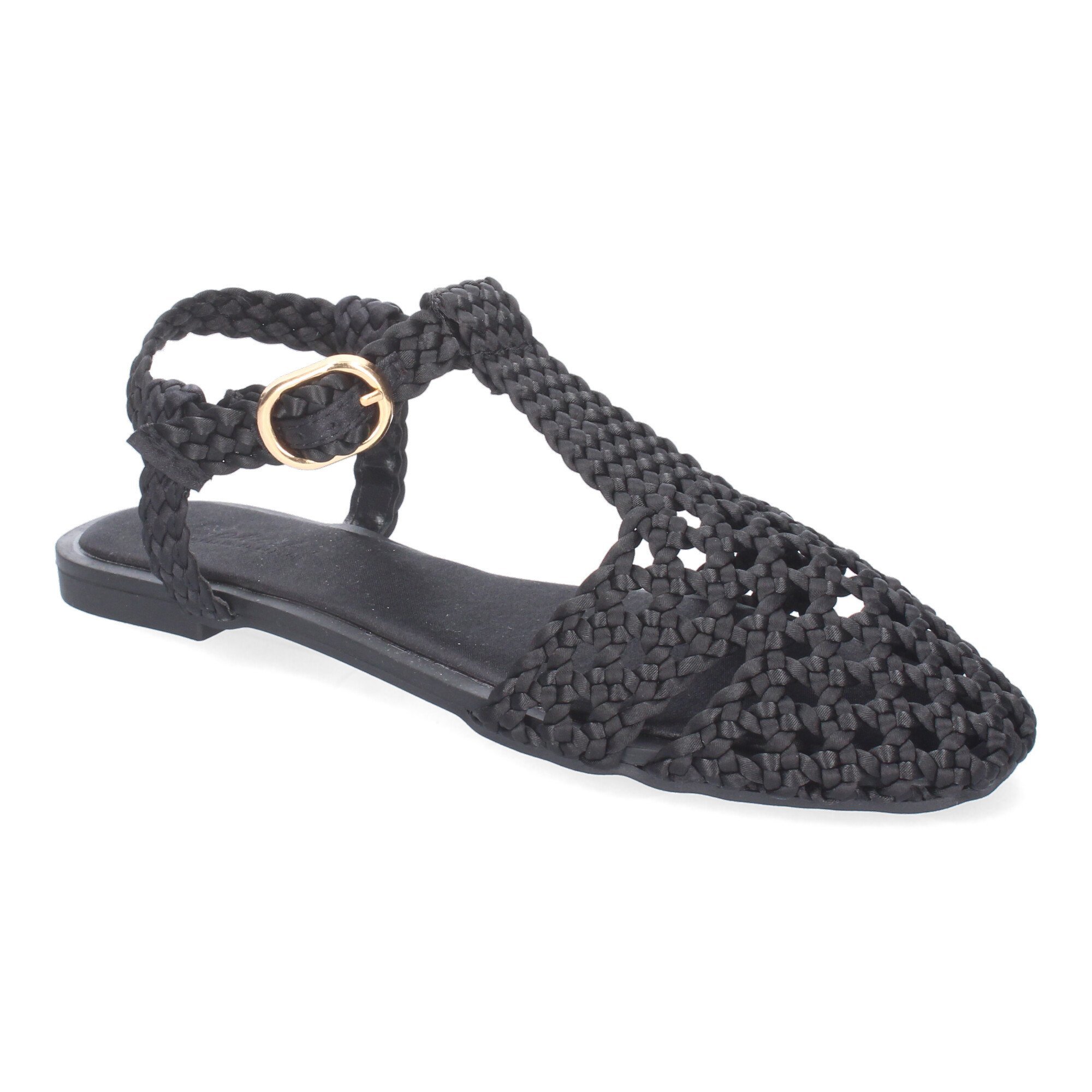 Women's Flat Sandal, Comfortable And Elegant, Woven Design With Closure, Ideal For Spring-summer.