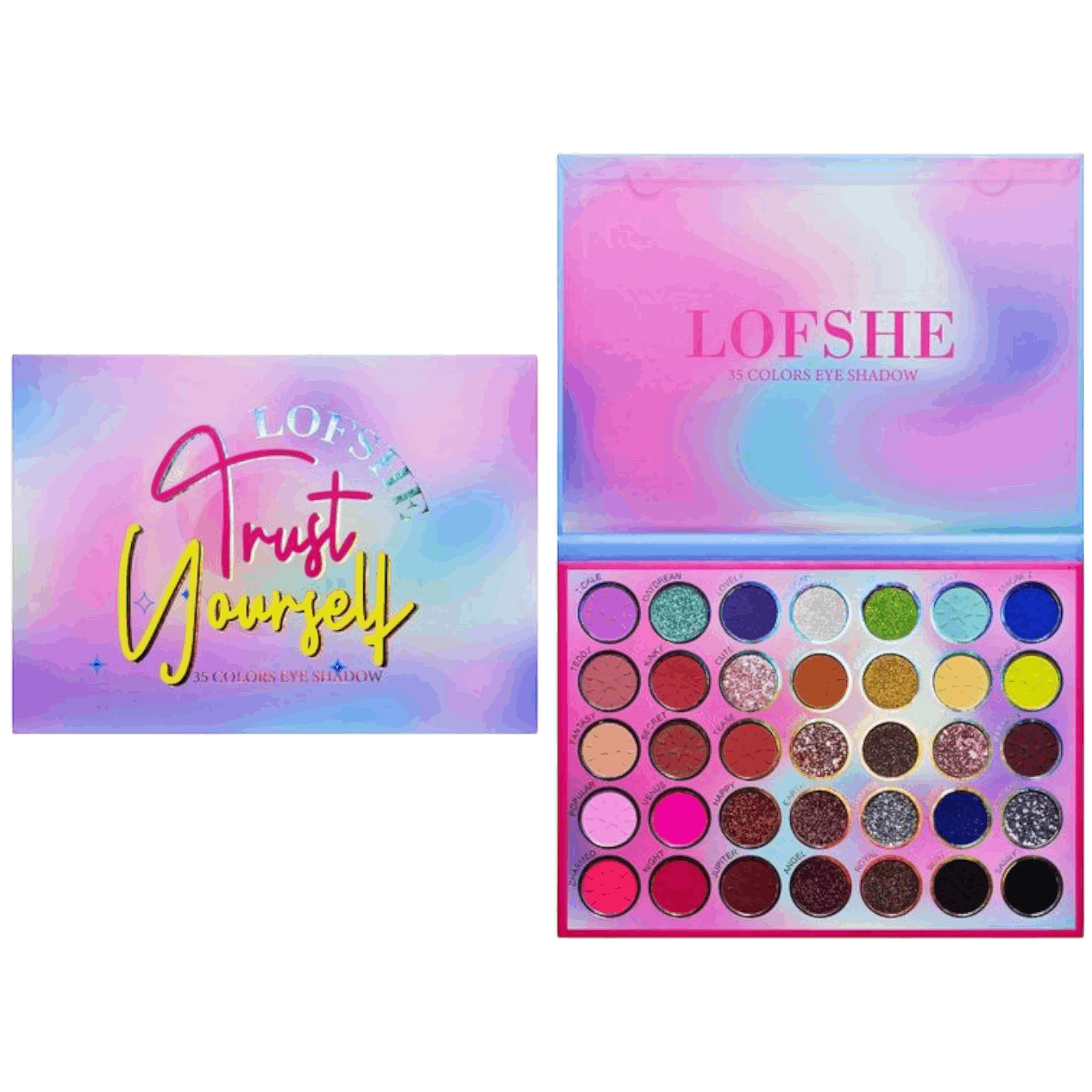 Everlyx - Volg Je Passie Oogschaduwpalet met 35 Tinten