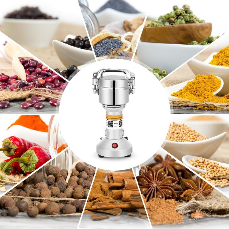 TEMU 28000rpm 850w Electric Grain Grinder Stainless Steel High Speed ​​grinding Grains, Herbs, Spices, Nuts (150g)