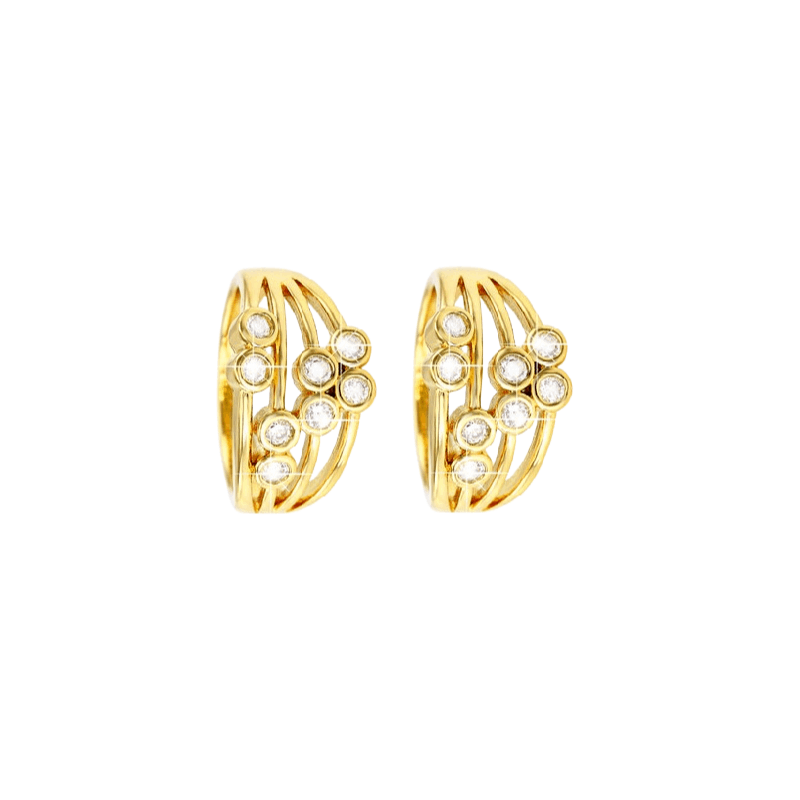 Bold 4 Layer Yellow Ring - Vibrant Touch for Special Event