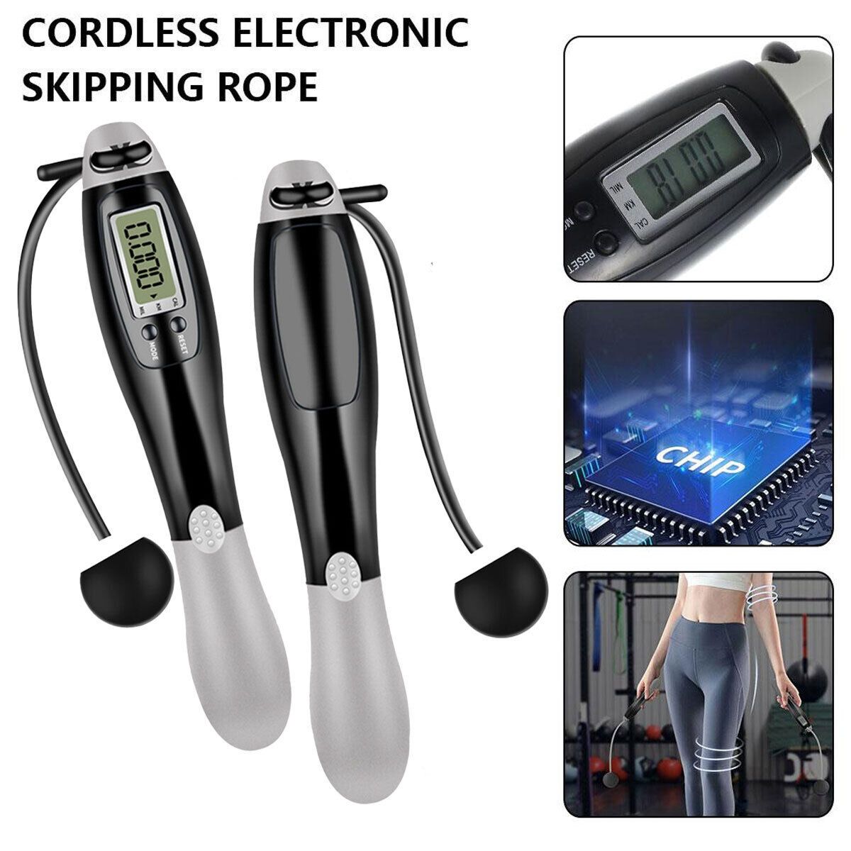 TEMU Professional Cordless Jump Ropes Wireless Skip Fitness Jumping