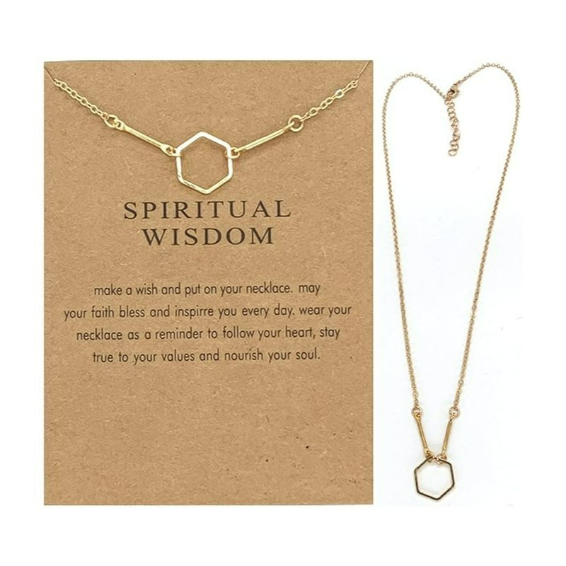 Spiritual Wisdom Message Pendant Necklace