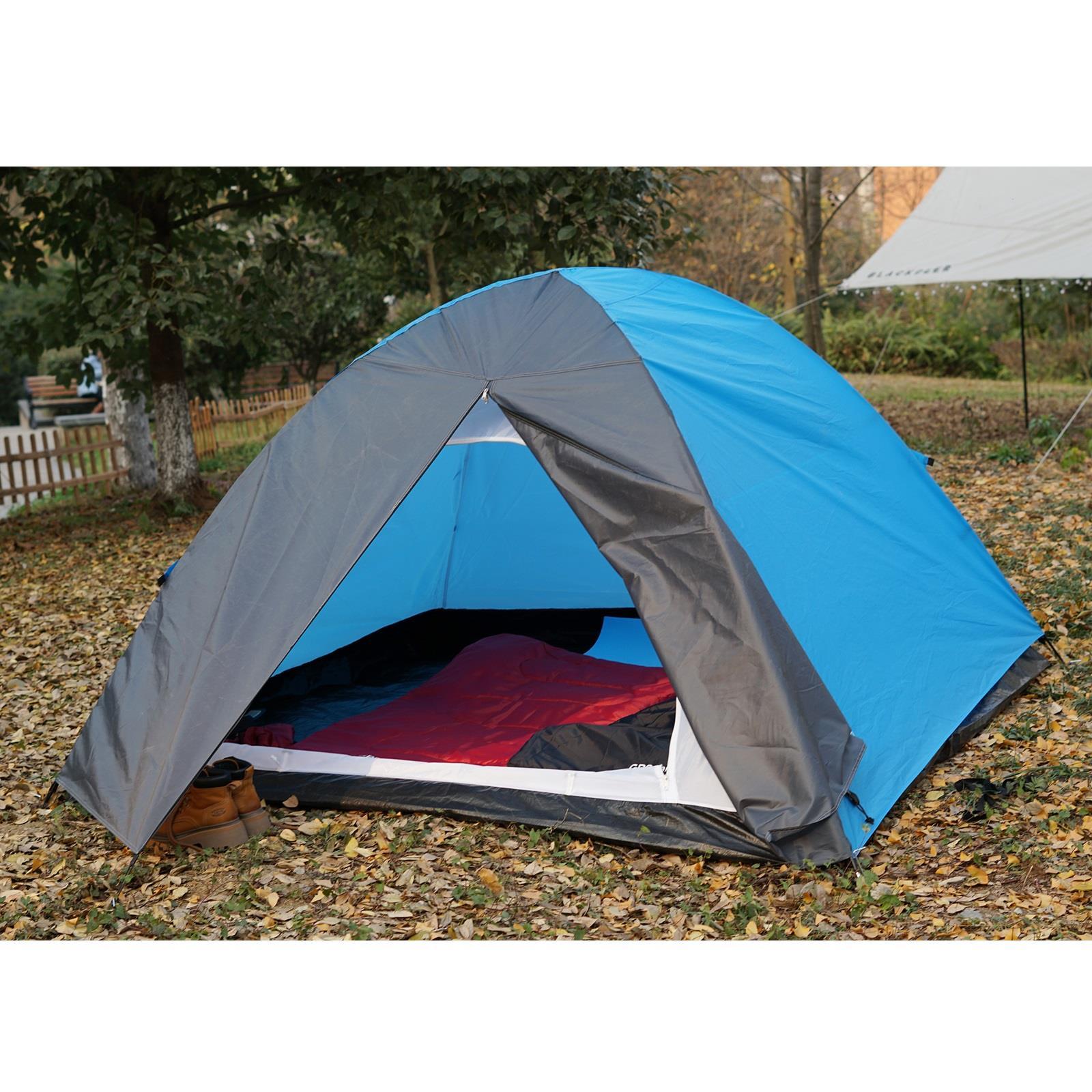 2 Person Camping Starter Set with Sleeping Bags and Tent