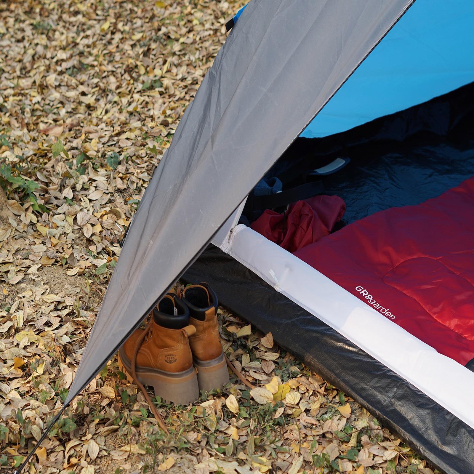 2 Person Camping Starter Set with Sleeping Bags and Tent