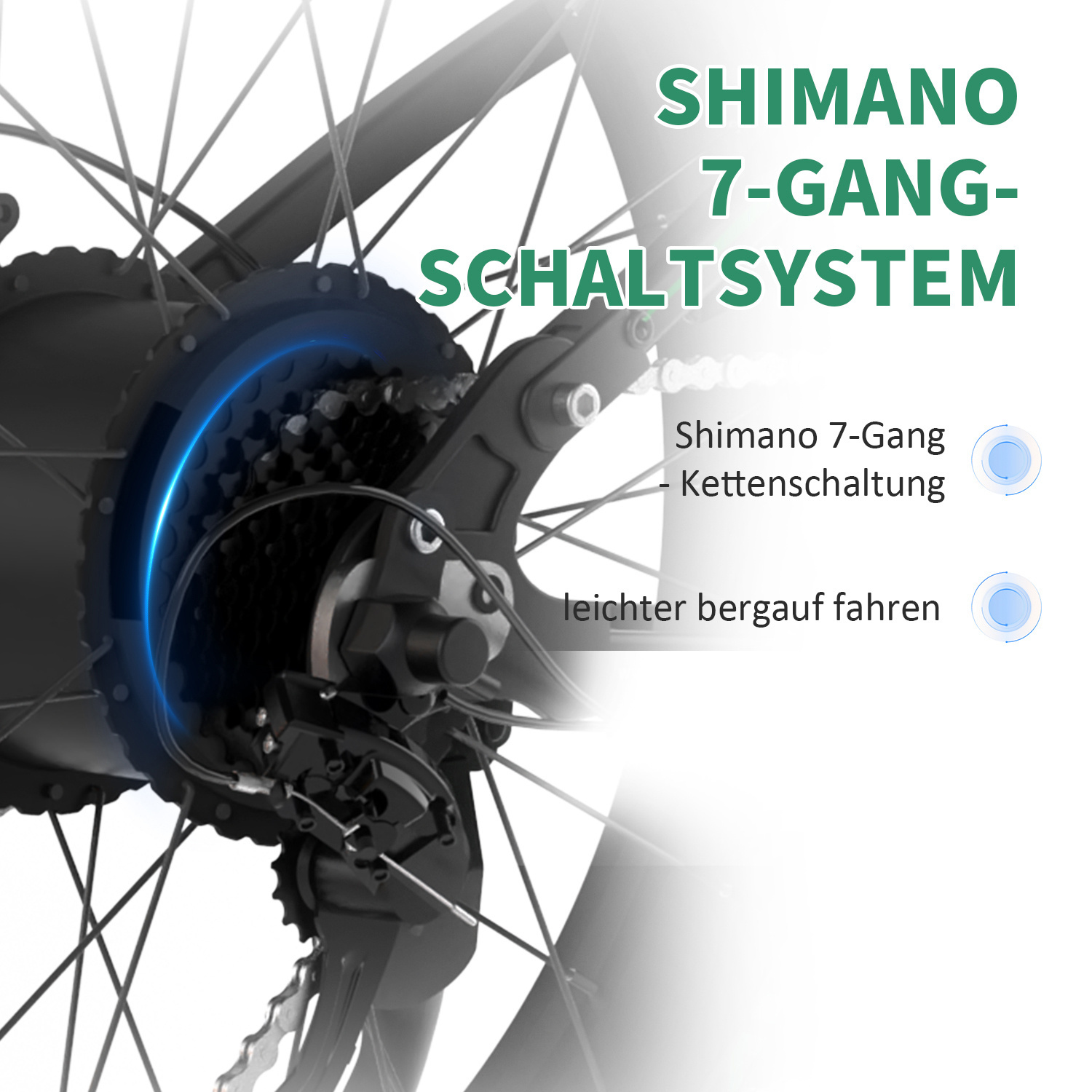 AOIHO E-Bike 26 Zoll Klapprad - 250W Motor 48V Akku 70km Reichweite