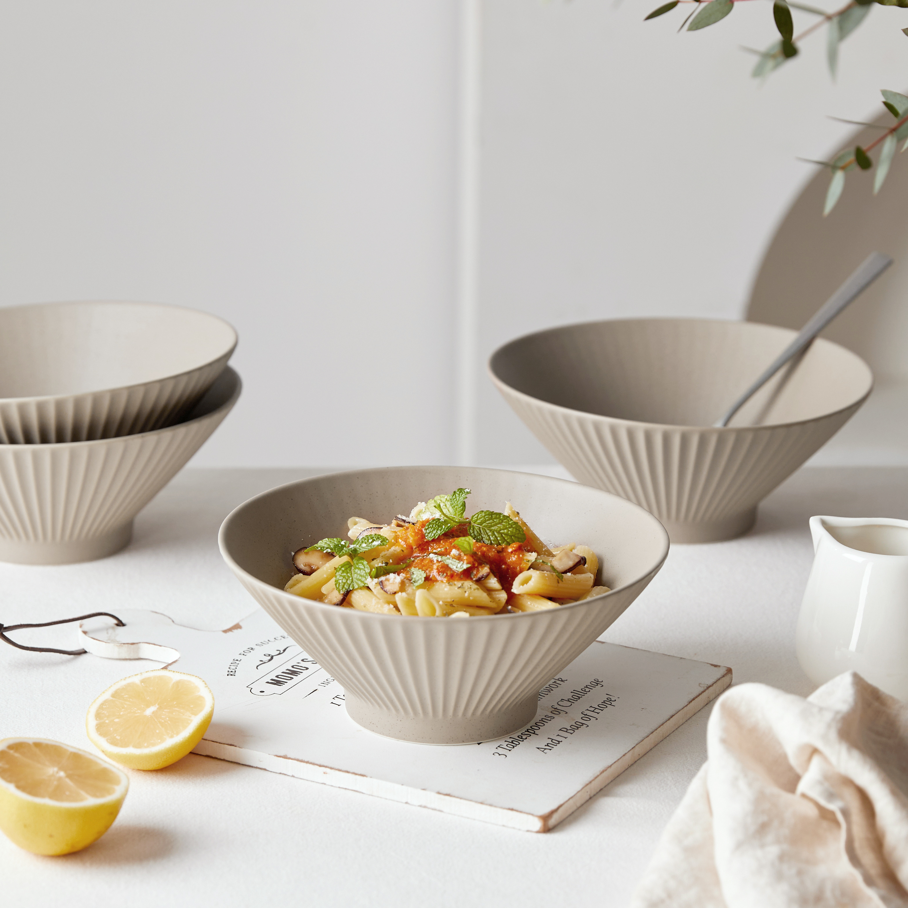 TEMU 4pcs 8-inch Φ20cm Matte Brown Bowl, Bowl, Bowl, , Bowl, Bowl, Fruit Bowl, Nut Bowl, Grain Bowl, Dessert Bowl, Sweets Bowl, Salad Bowl - Creative