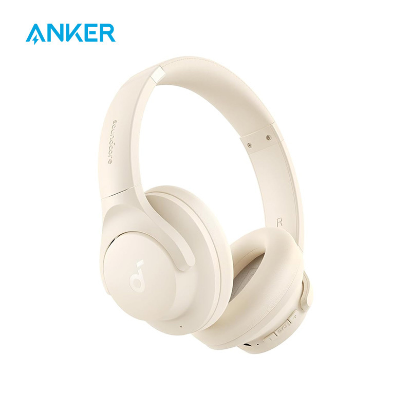 E-shop soundcore by Anker Q20i kabelloser wireless Over-Ear-Kopfhörer mit Cancelling, 40h im ANC-, Audio, Personalisierung per App (Generalüberholt)