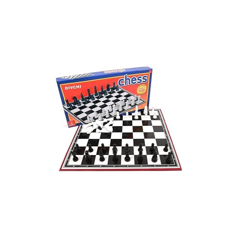 TEMU Divchi Chess Board Set Game -travel Chess Piece Set With Chess Folding/portable Storage Board-traditional Strategy Game For Kids/children/adults