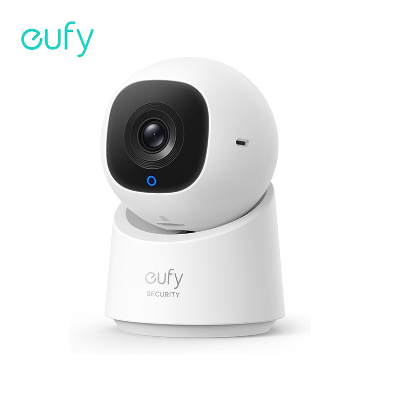 E-shop C220, 2K Überwachungskamera Innen, 360° -/Neigefunktion, Indoor-Kamera mit WLAN, Ideal als Babyphone/Haustierkamera/Sicherheit Zuhause