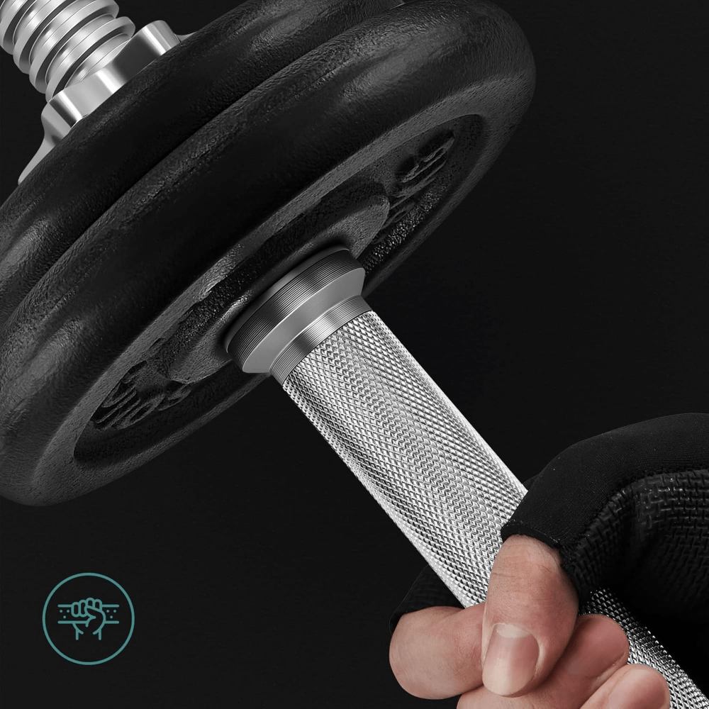 2-in-1 Dumbbell Bodybuilding Kit, with Steel Extension Bar, Adjustable Weight, Fitness, Bodybuilding, Home Mass Gain, Gym Accessories