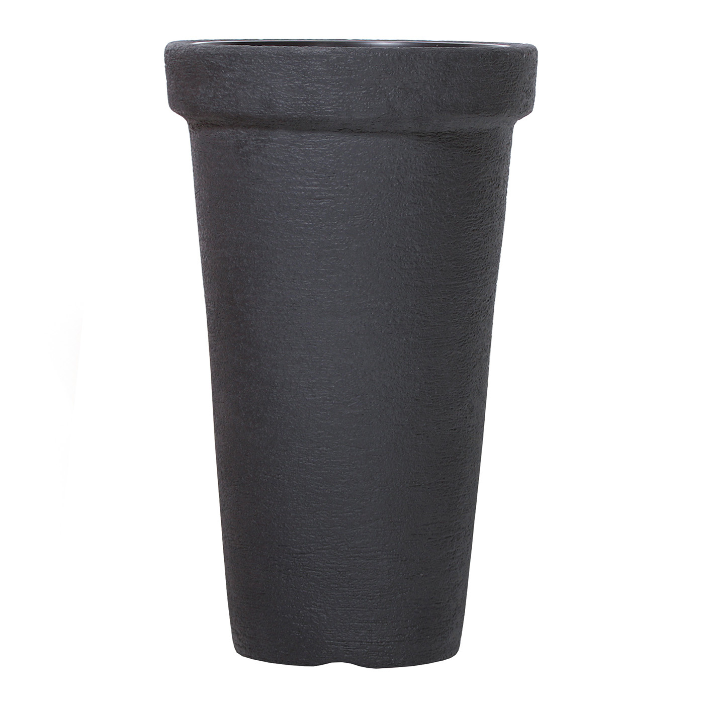 TEMU Casaria簧 Vaso per Fiori 42L 63x40cm XXL Secchio per Piantagione in Plastica Resistente all'Inverno Grigio Fioriera per Giardino e Terrazza