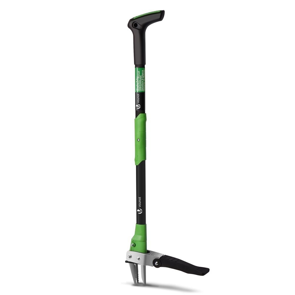 TEMU Vounot Manual Weeder 100cm Stainless Steel And Aluminium Effortless Weed Extractor Tool Long Handle For Garden And Lawn