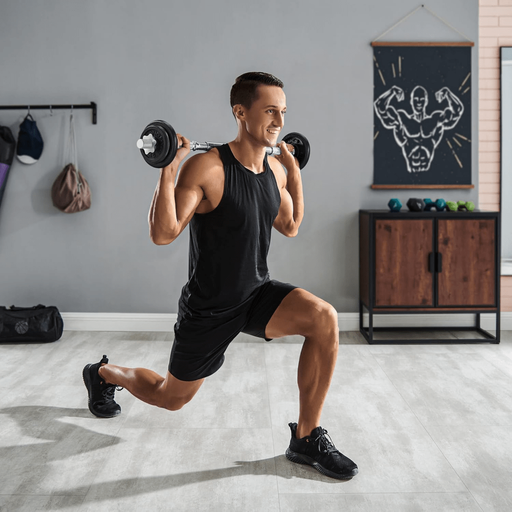 2-in-1 halterset voor bodybuilding