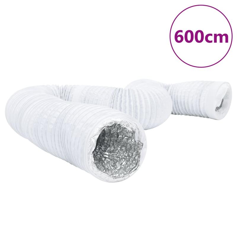 TEMU Ventilation Hose 15 6 Aluminum And Pvc, 2-layer Aluminum Foil