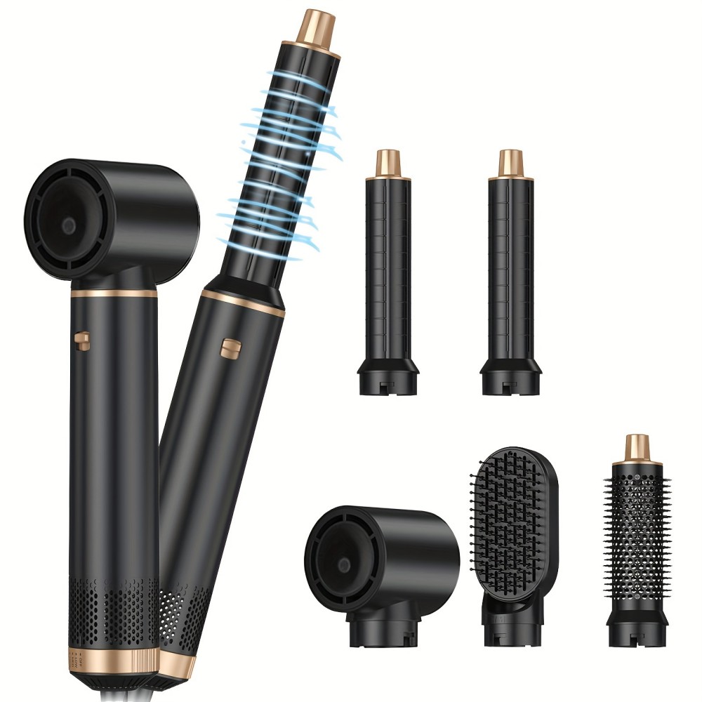5 In 1 Hair Dryer Brush And Volumizer, Curling Stick Set, Automatic Hair Curler, Hair Styling Kit,