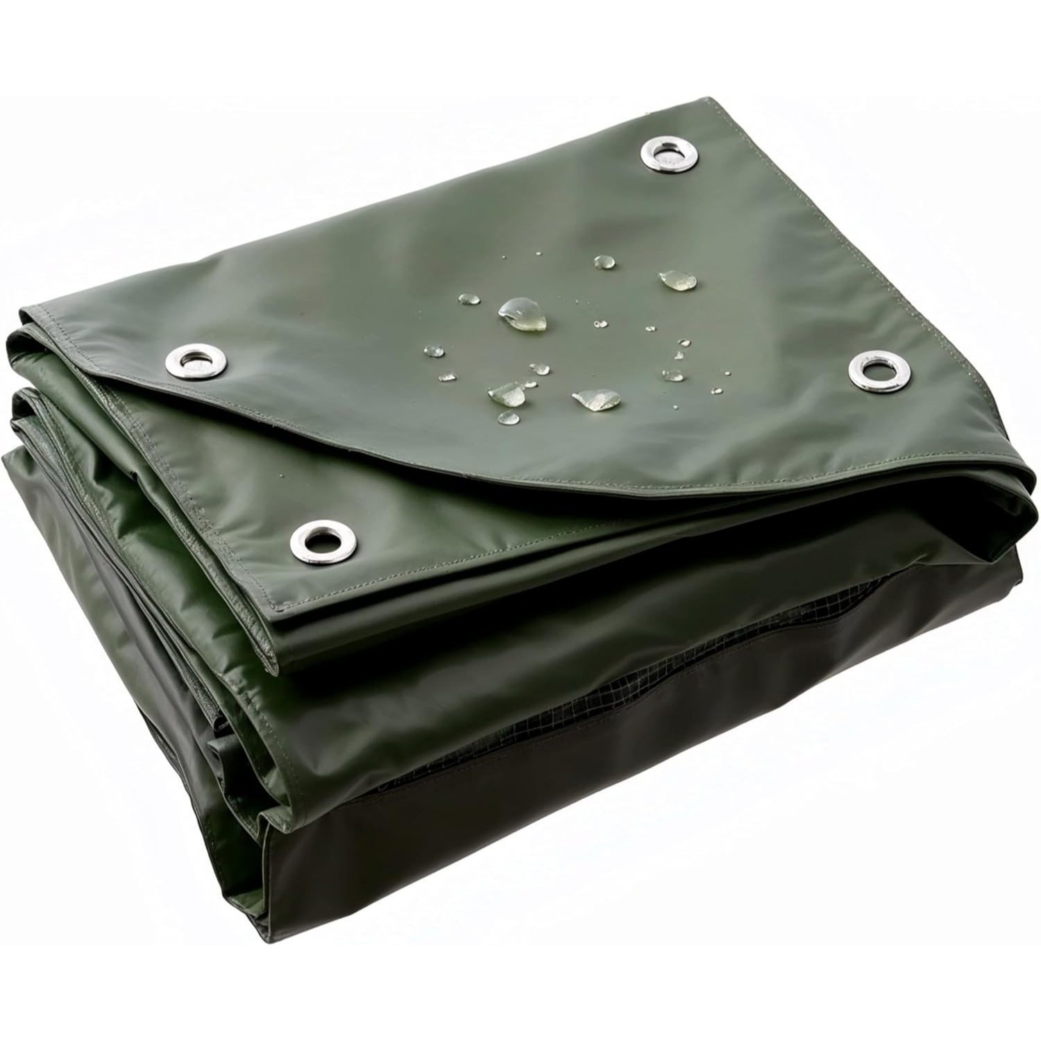 TEMU Tk 4x5 Meter Protection Tarp 150 G/m² Green - All-purpose Tarp & Garden Tarp - Waterproof Tarp With Eyelets, Construction Tarp & Tent Tarp For Camping & Garden