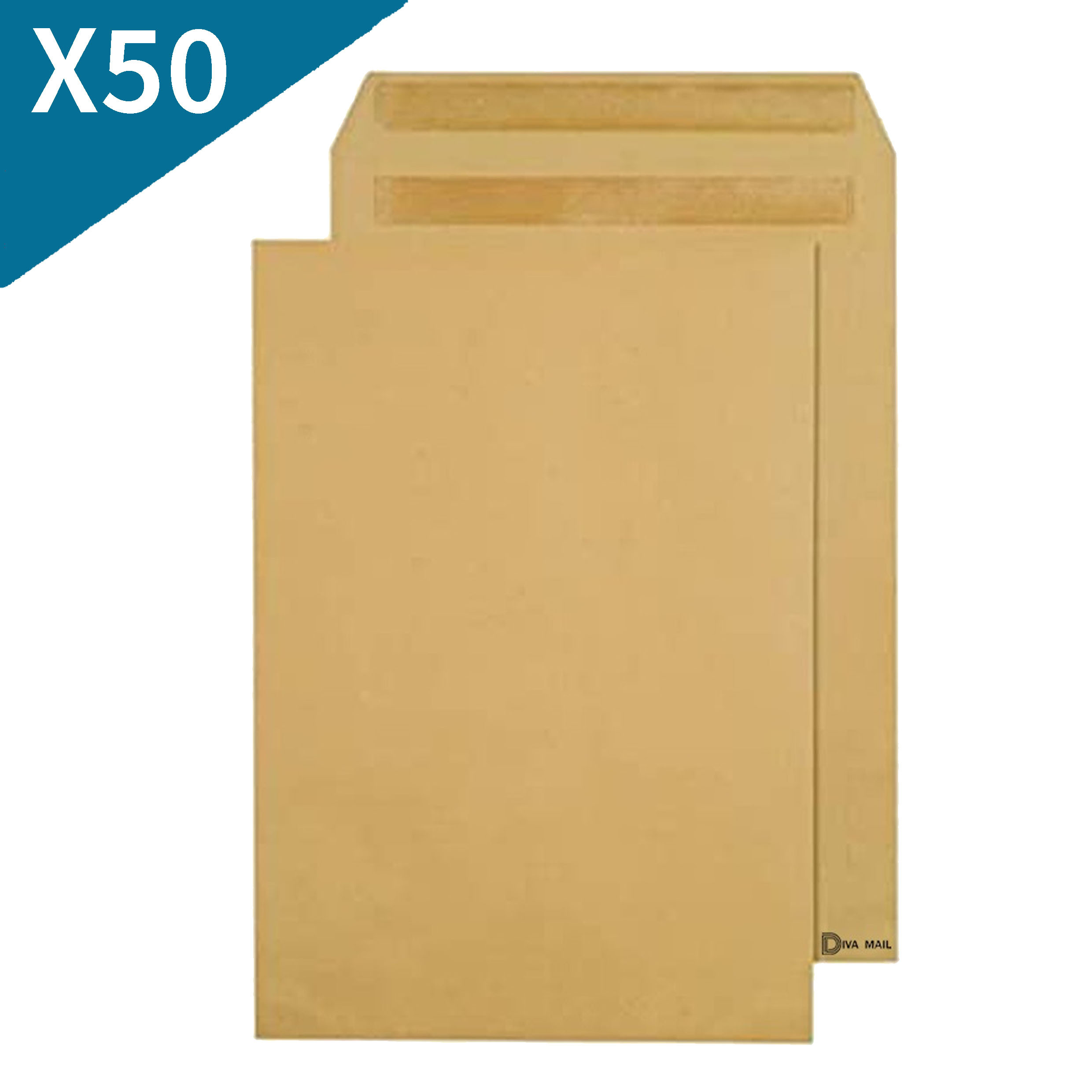 TEMU 50 X Brown C4 A4 Envelopes – Manilla Paper Mailing Envelopes – Office & Business Use, Stationery Paper And Envelopes, Strong Construction,