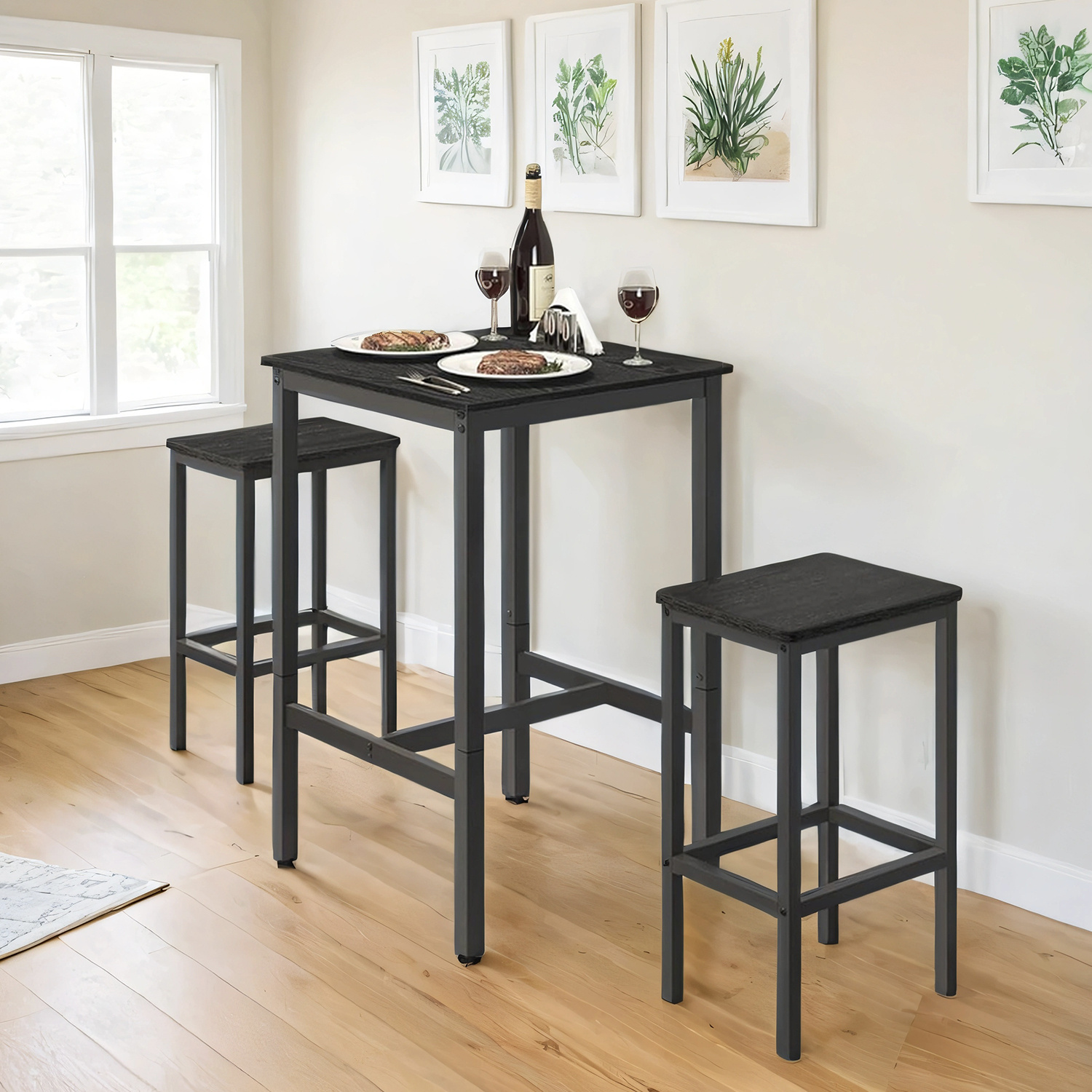 E-shop Bartisch, Küchentisch, Stehtisch, 60 x 60 x 92 cm, Industrie-Design