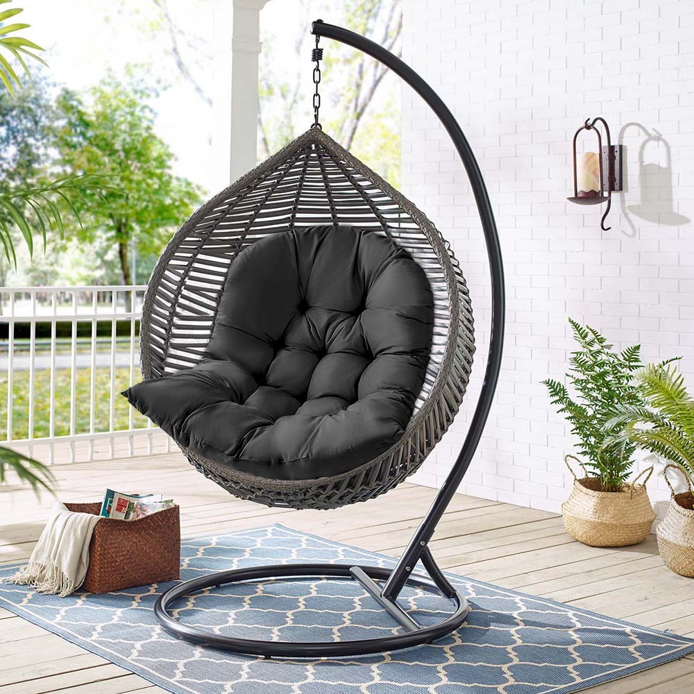 hanging basket chair cushion egg chair cushion wicker rattan hanging seat hanging seat cushions for garden indoor 80 116cm details 0