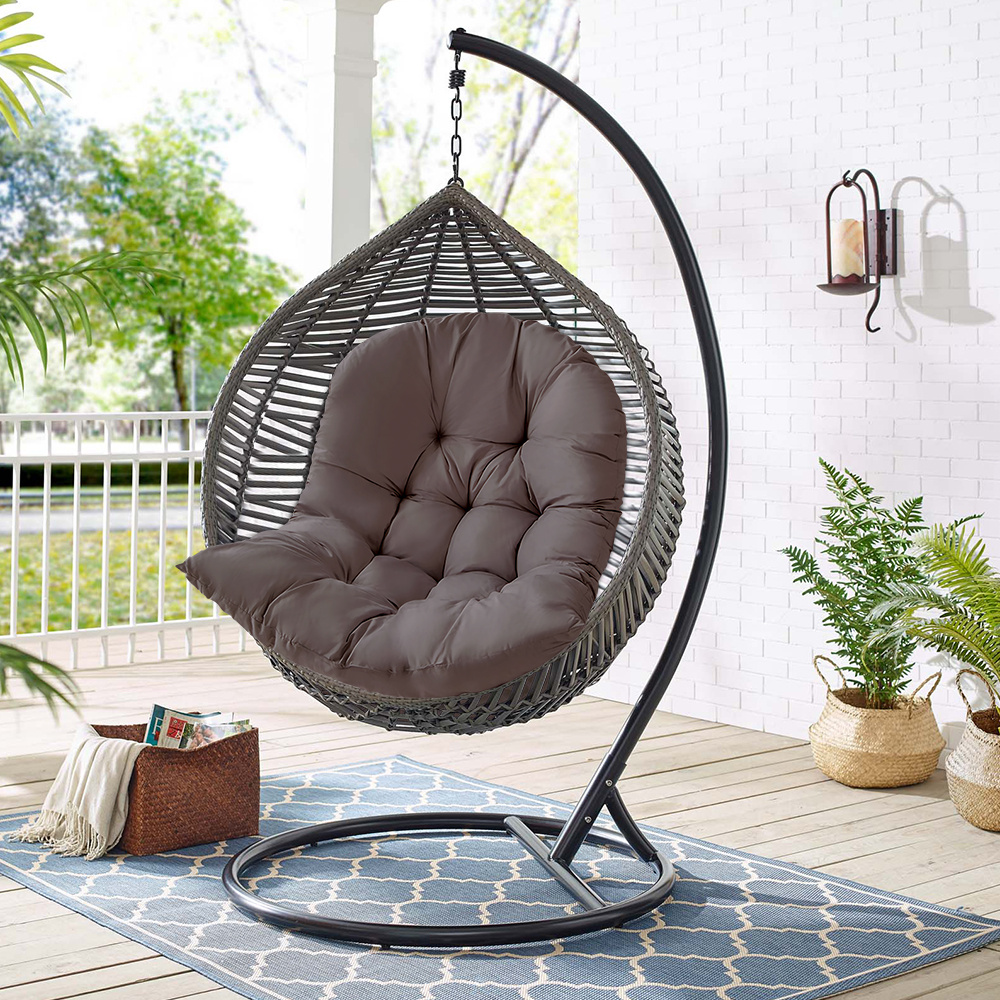 hanging basket chair cushion egg chair cushion wicker rattan hanging seat hanging seat cushions for garden indoor 80 116cm details 6