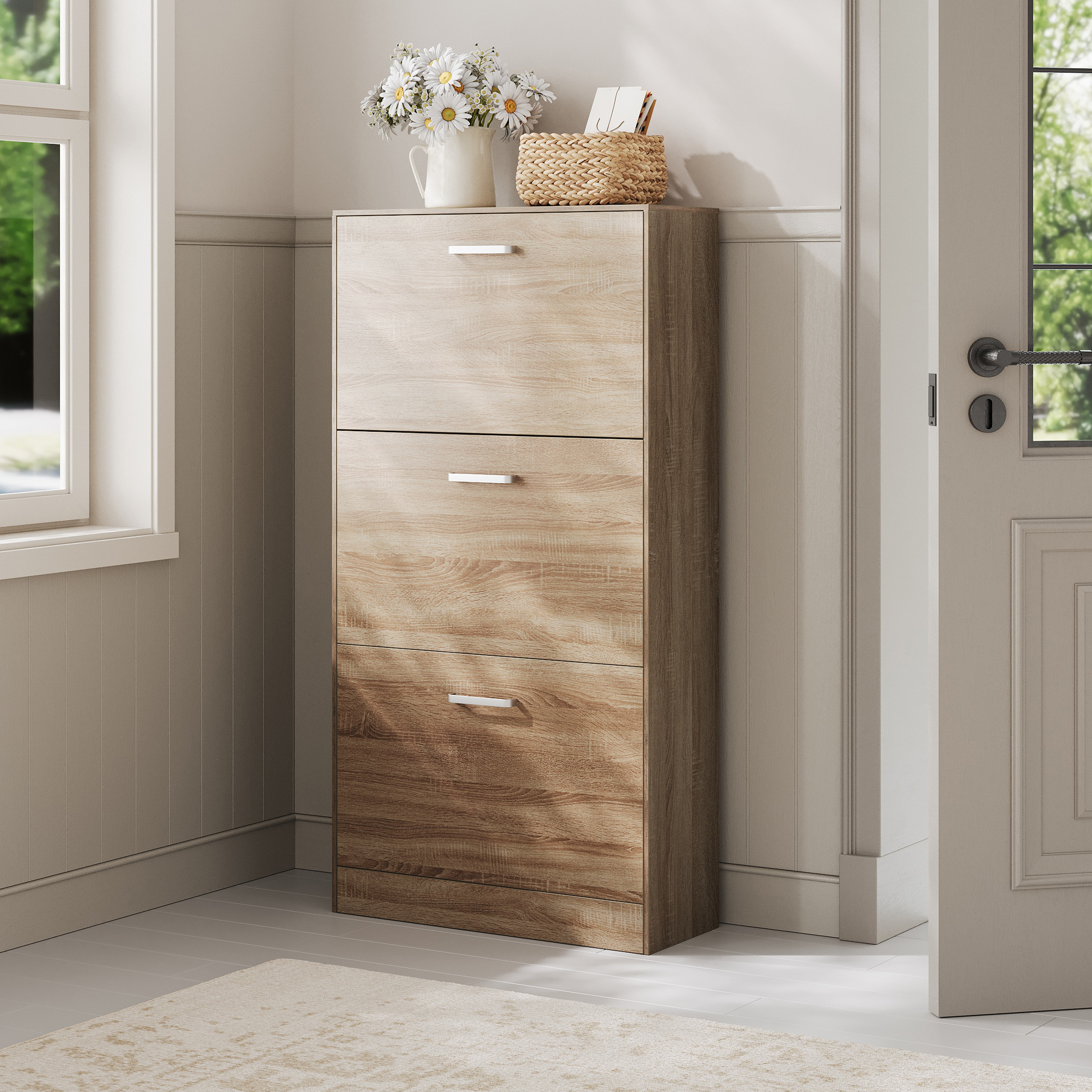 E-shop Schuhschrank Schuhregal für schmale 60x24x120 cm