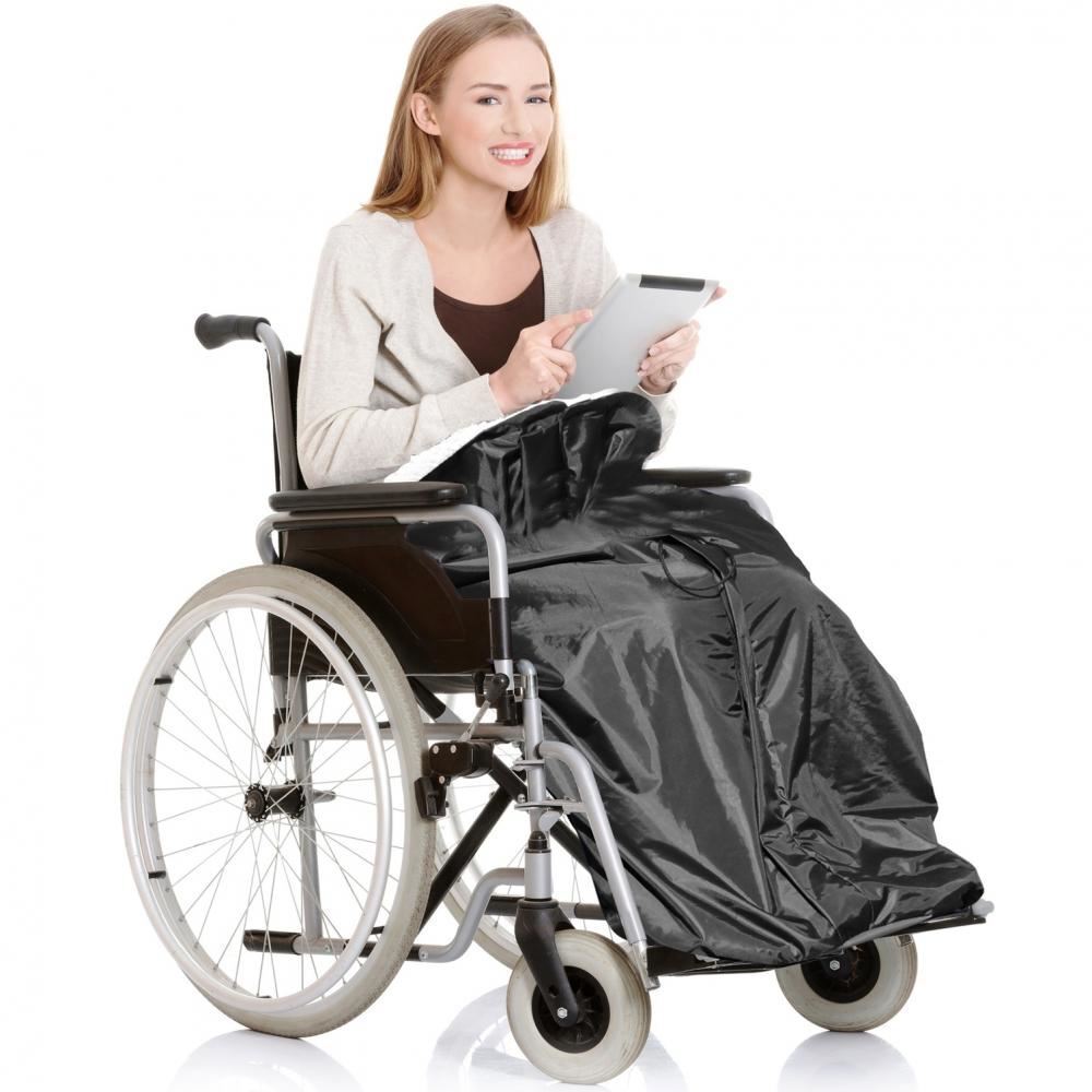 TEMU Wheelchair Cozy Wrap Waterproof Fleece Blanket Throw Travel Lined Cosy Leg Cover