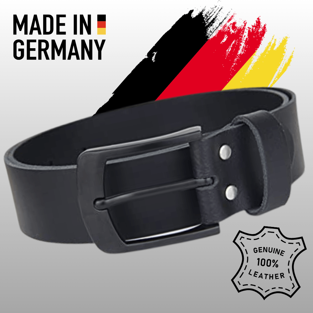 E-shop Ledergürtel aus 100% Echtleder, MADE IN GERMANY 3,8 cm breiter
