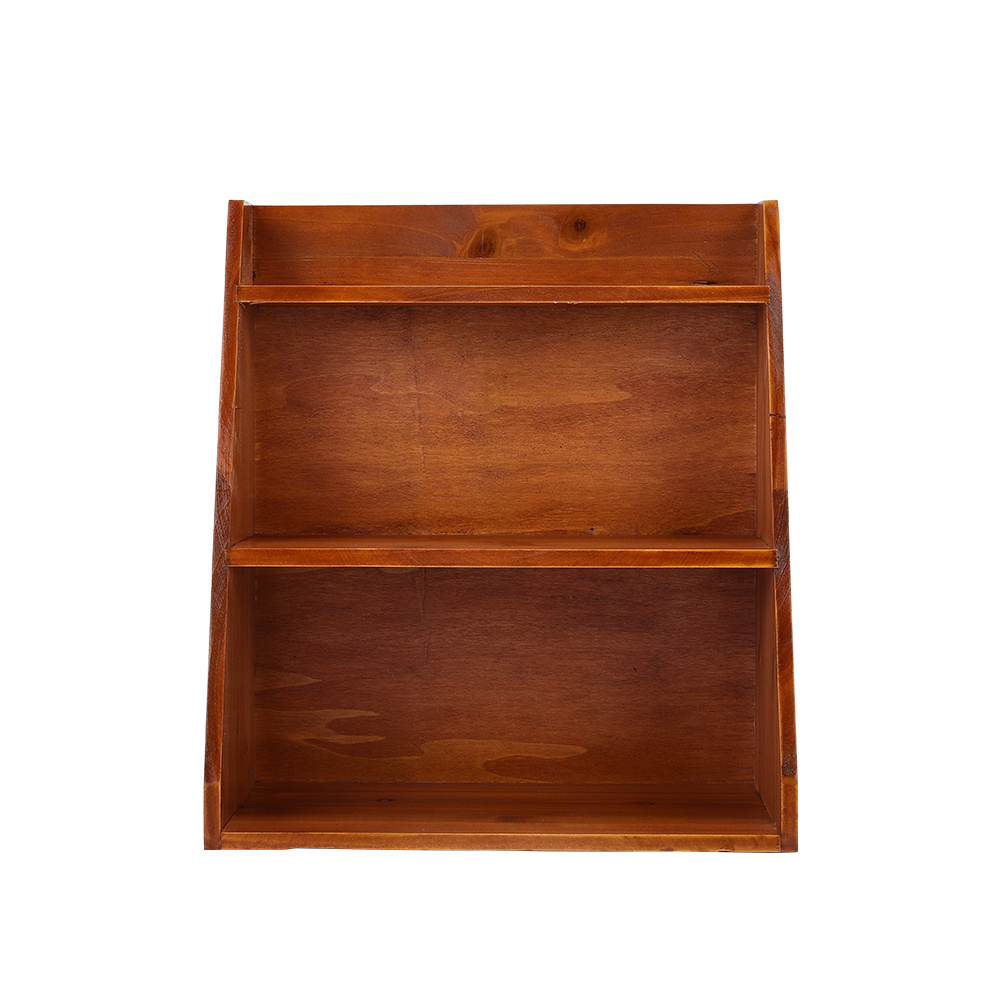 3 Tier Vintage Wooden Floating Shelf