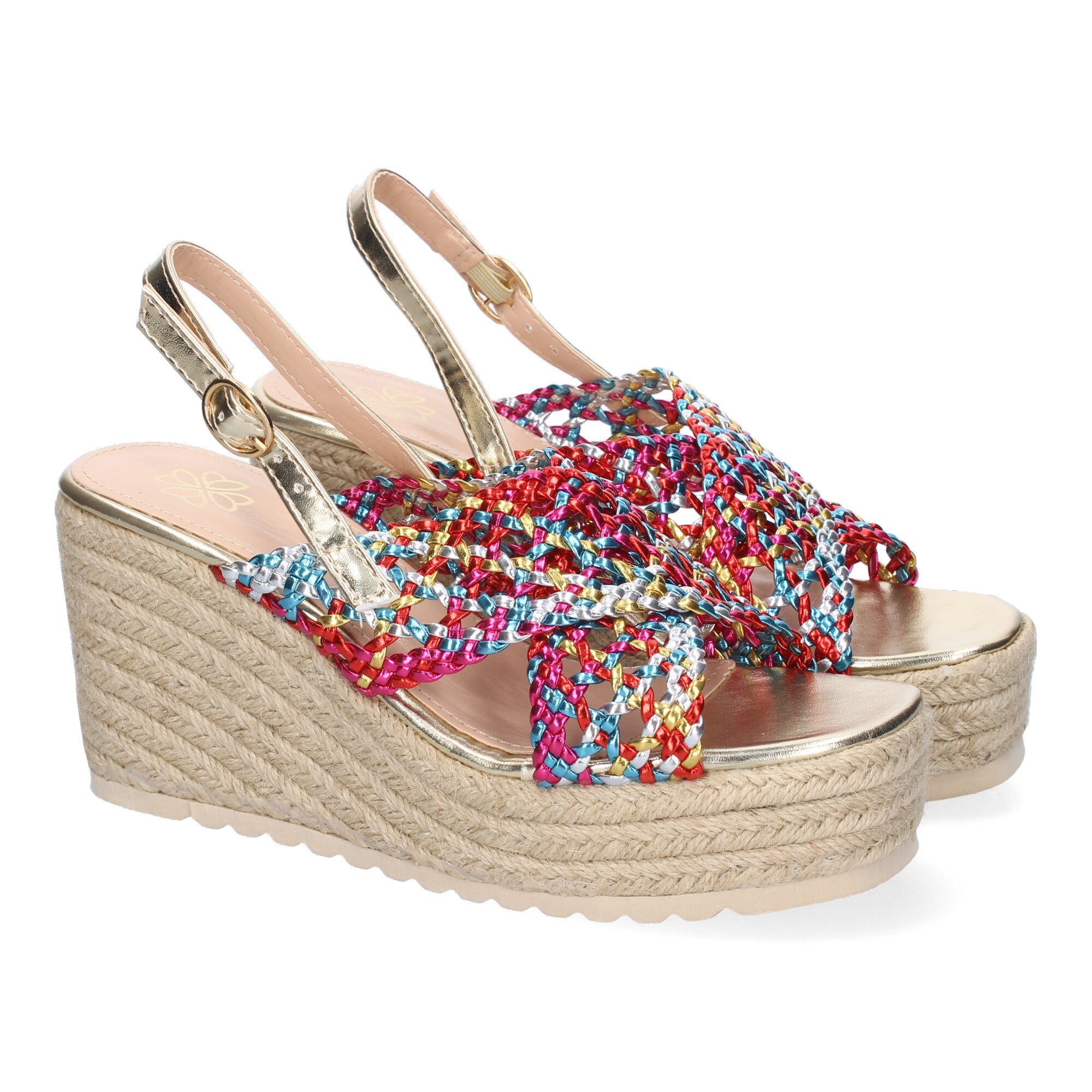 Wedge Espadrille Sandal For Women, Comfortable And Elegant, Braided Design On And Closure, Ideal For Spring-summer.