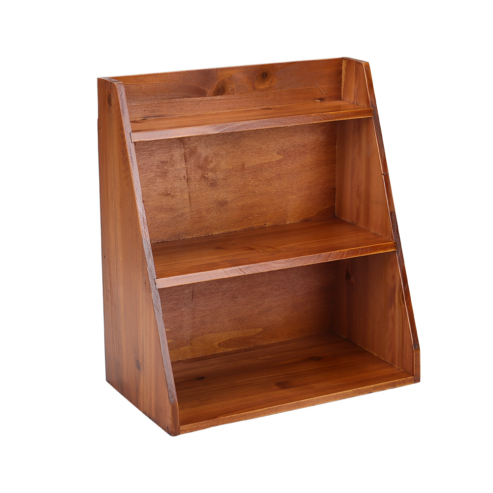 3 Tier Vintage Wooden Floating Shelf