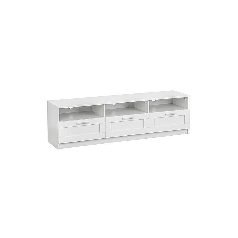 Image of Baroni Home Mobile For Tv, Cable Passage Hole In Mdf, Tv Stand For Bedroom, Living Room, Kitchen