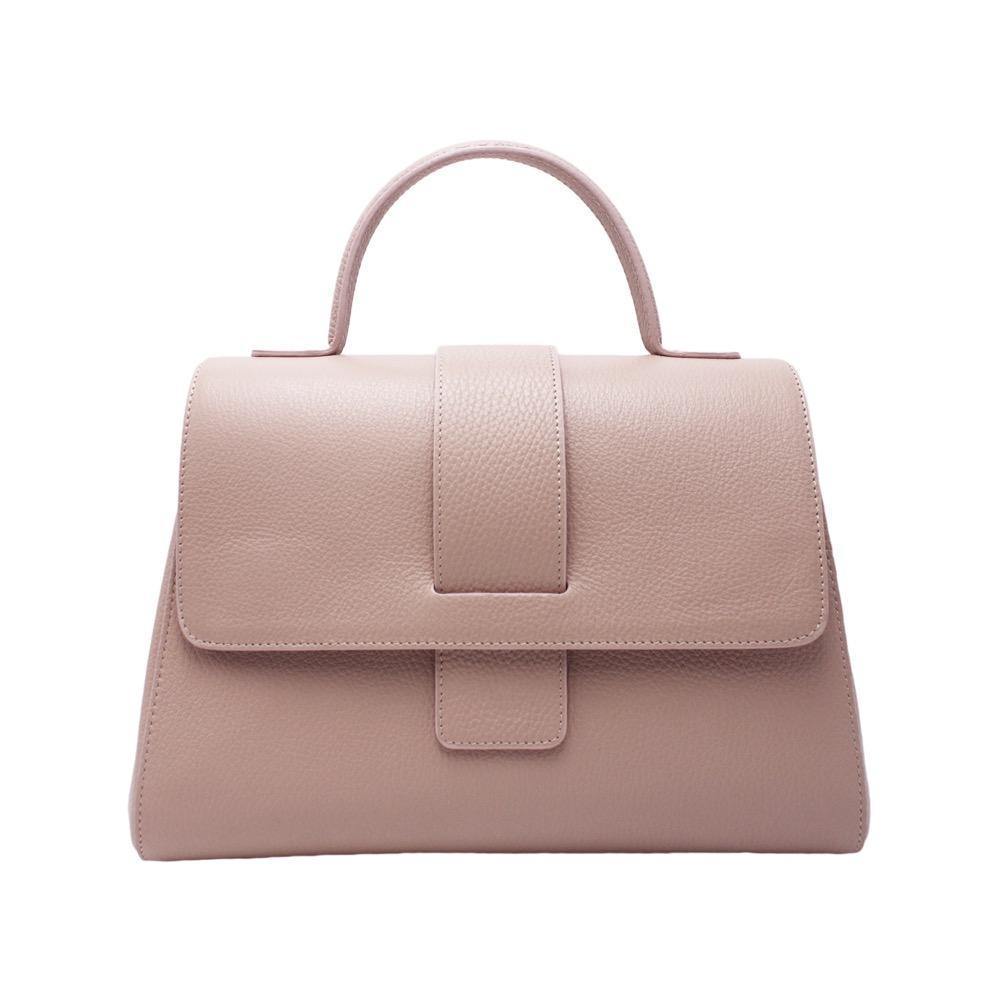 Image of Leather Handbag For Women, Women's Leather Handbag, Genuine Leather Bag With , Fashion Bag Made In Italy