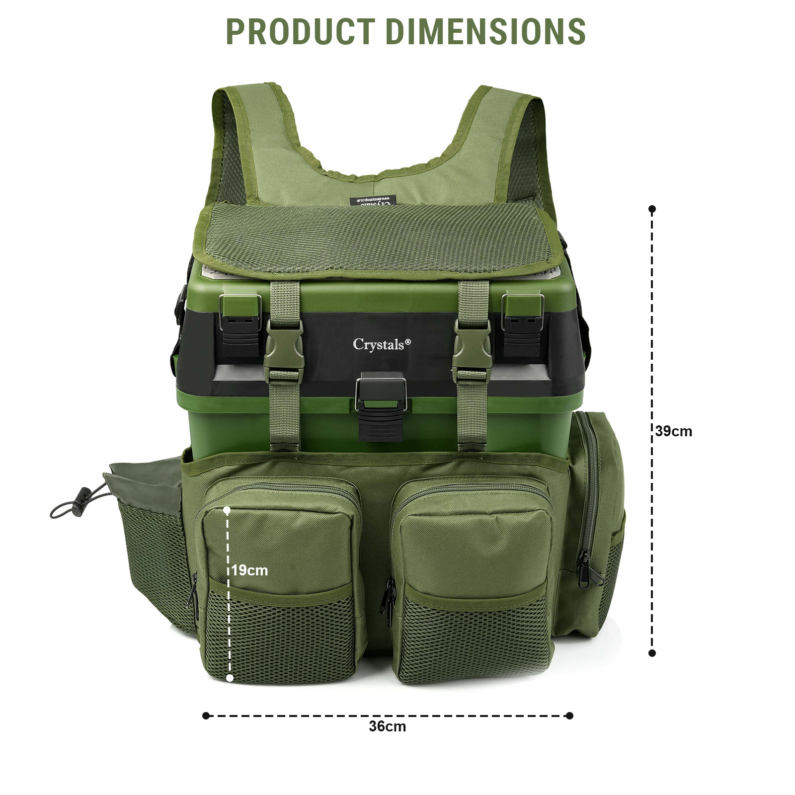 coarse fishing seat box fishing tackle box rucksack seat lure storage case organizer