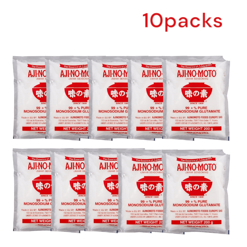 Image of 10packs Ajinomoto Umami Flavor Enhancer 10x200g, Classic Msg For Intense Taste, Ideal For Soups And Stews, High Quality And Versatile