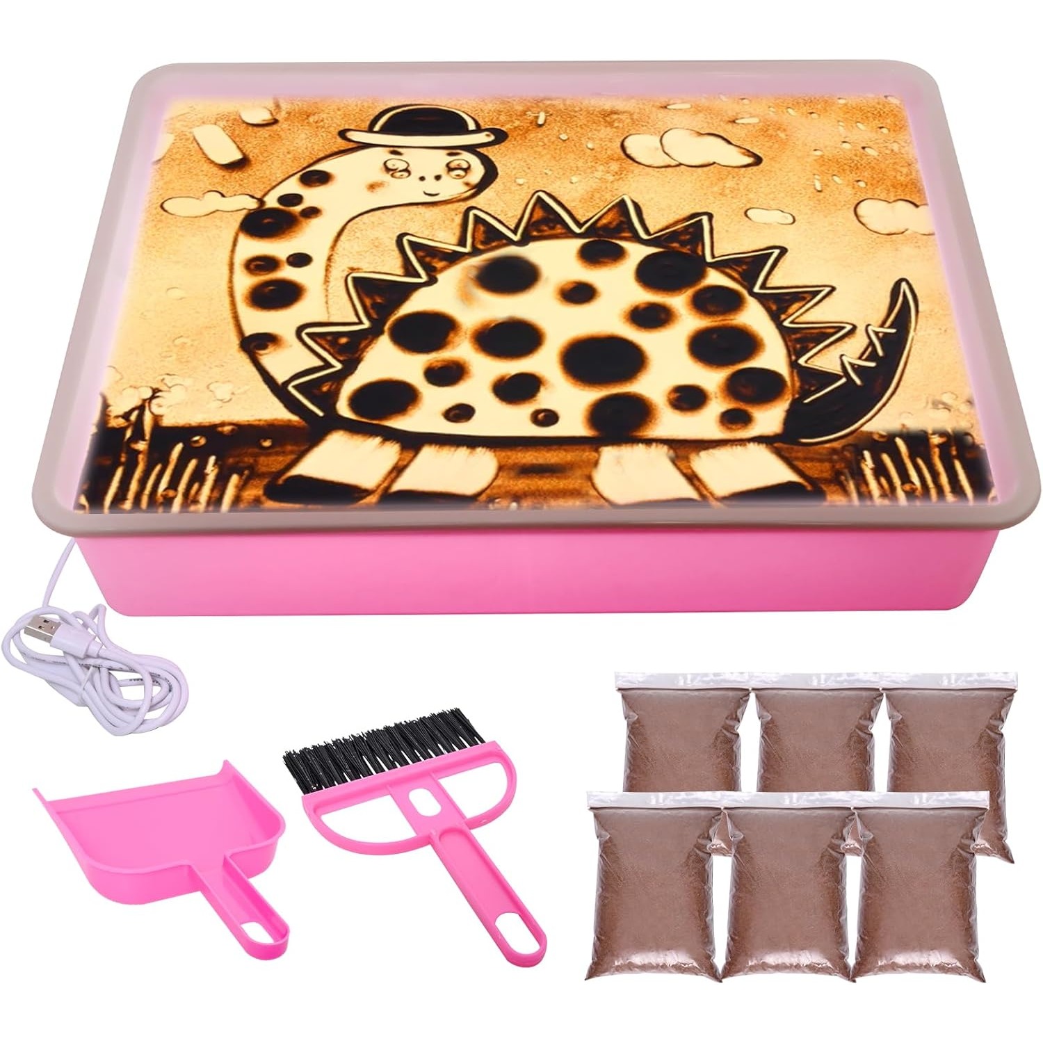 TEMU Sand Painting Set - With Of Sand, Sand Art Accessories 4-9